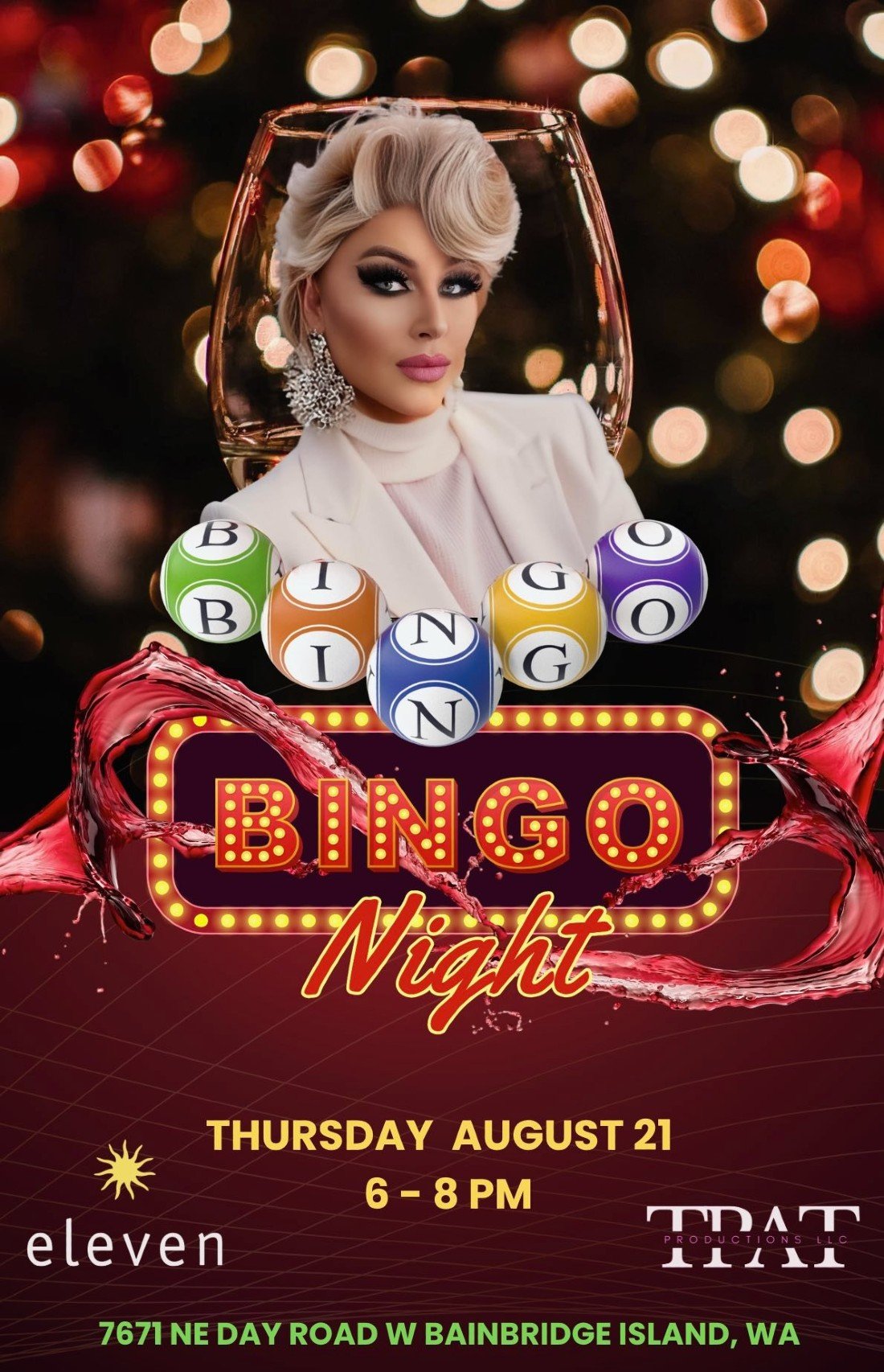 Drag Bingo Night!, 21 August | Event in Bainbridge Island | AllEvents