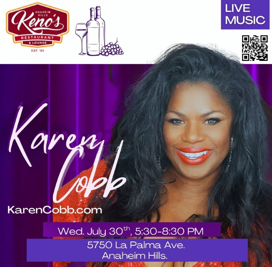 Karen Cobb's Cabaret Corner At Keno's, 30 July | Event in Anaheim | AllEvents