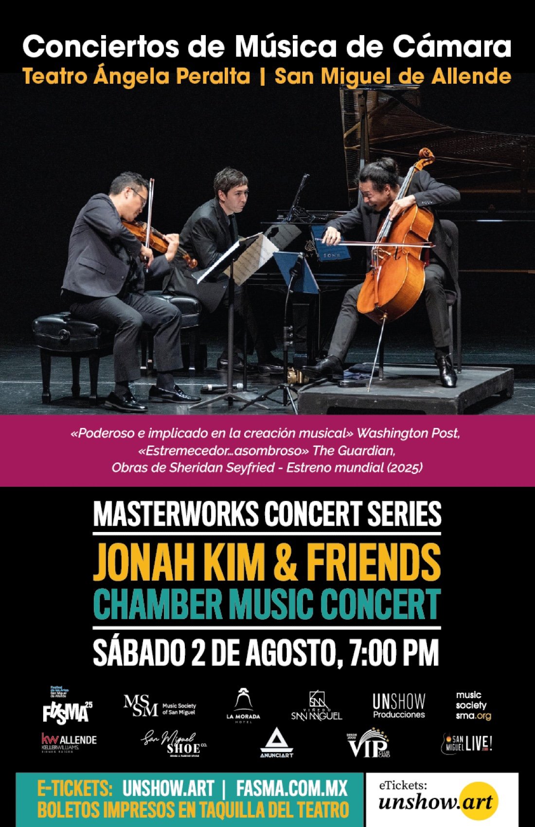 JONAH KIM & FRIENDS, 2 August | Event in San Miguel De Allende | AllEvents