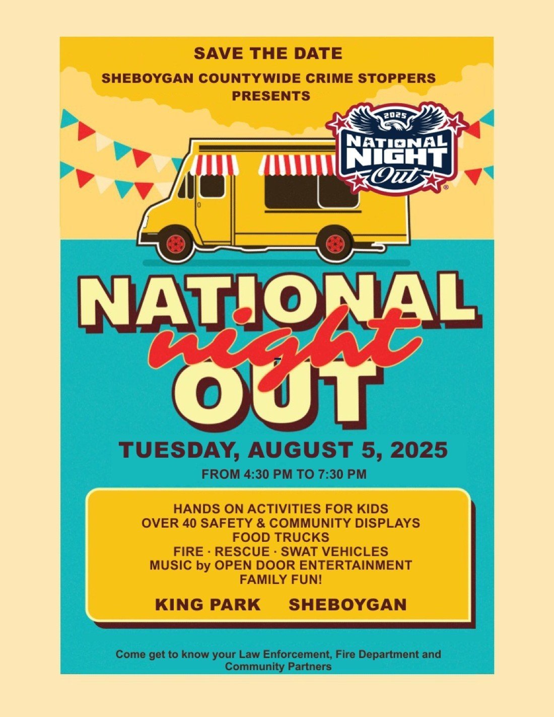 Sheboygan National Night Out 2025, 5 August | Event in Sheboygan | AllEvents