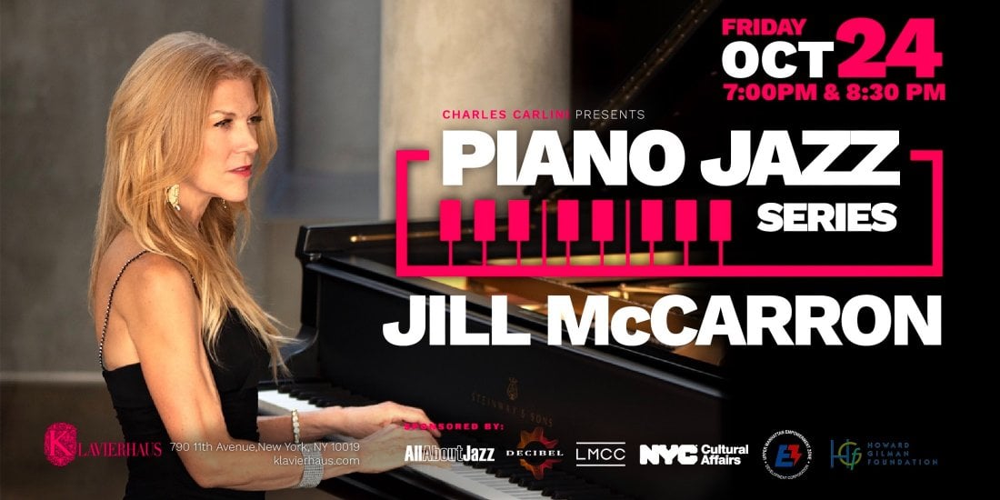 Piano Jazz Series: Jill McCarron, 24 October | Event in New York | AllEvents