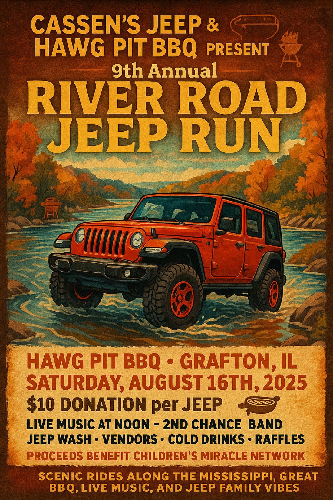 Hawg Pit's River Road Jeep Run | Event in Grafton | AllEvents