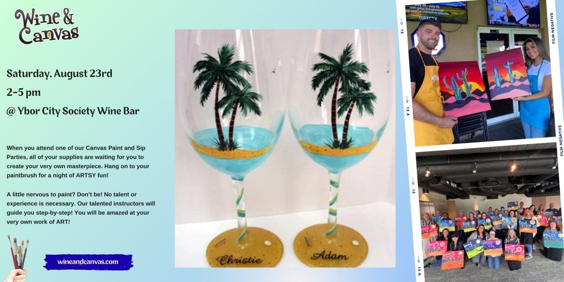 Tampa Brushes and Bubbles, 23 August | Event in Tampa | AllEvents