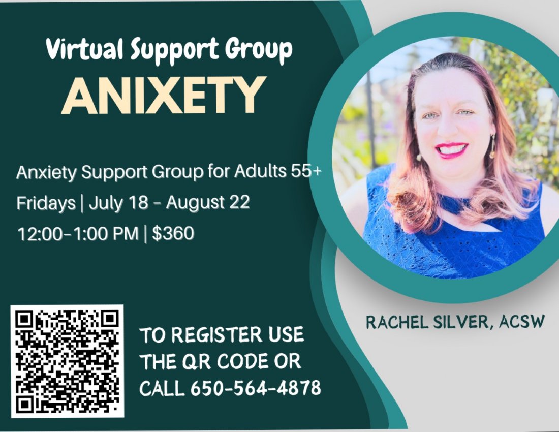 Anxiety Support Group for Adults 55+ (Virtual) | Online Event | AllEvents