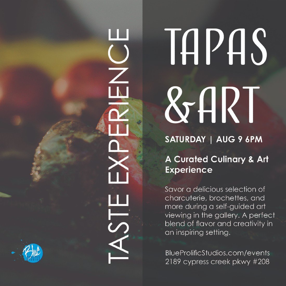 Tapas and Art, 9 August | Event in Houston | AllEvents