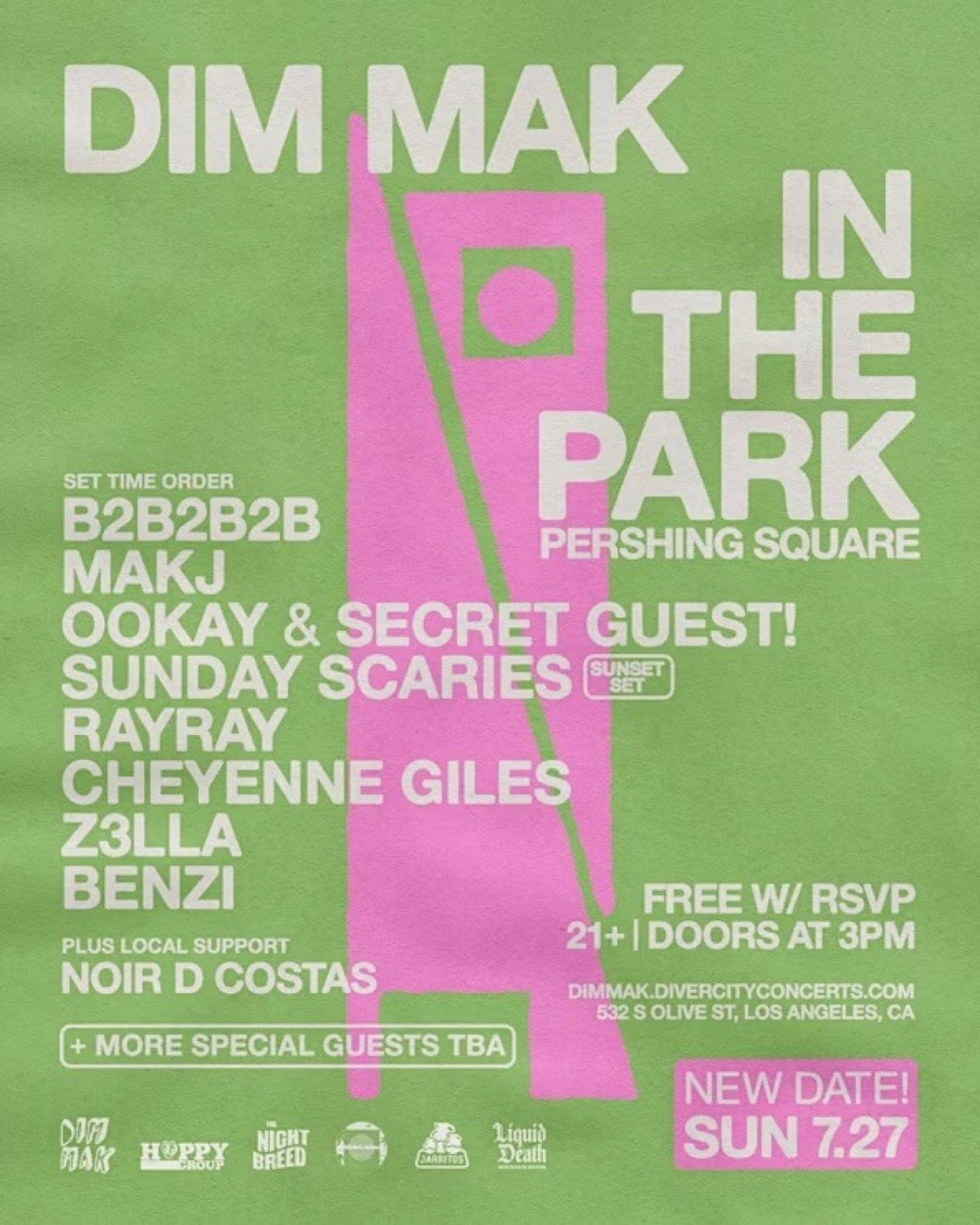 FREE EFREE EVENT! Dim Mak Takeover w/ Surprise Guests!VENT! Dim Mak Takeover w/ Surprise Guests!, 27 July
