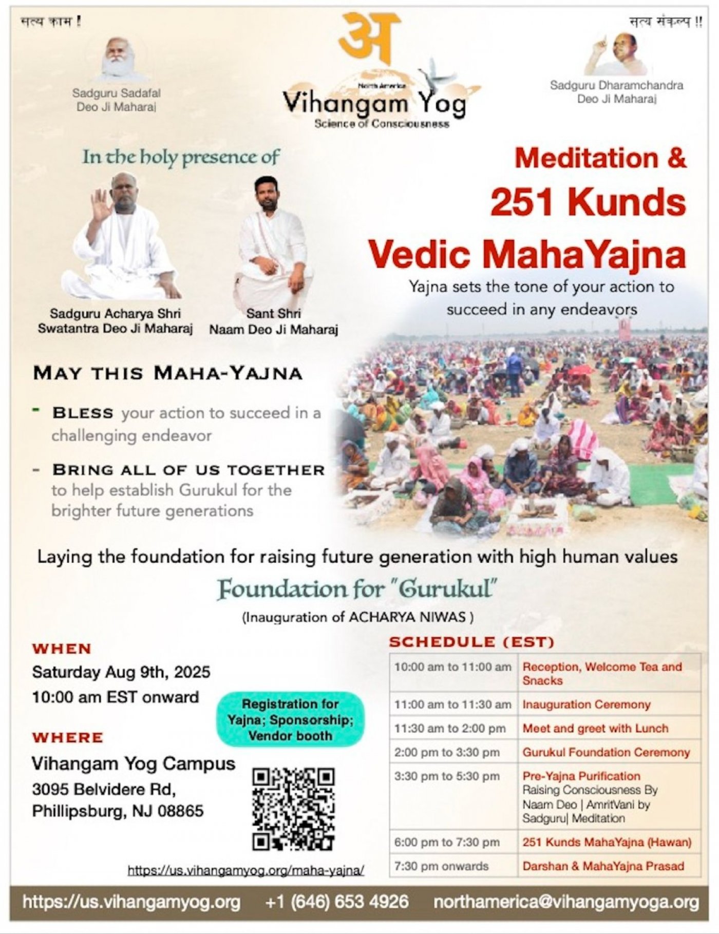 Meditation and MahaYajna Retreat with Himalayan Yogi , 9 August | Event in Phillipsburg | AllEvents