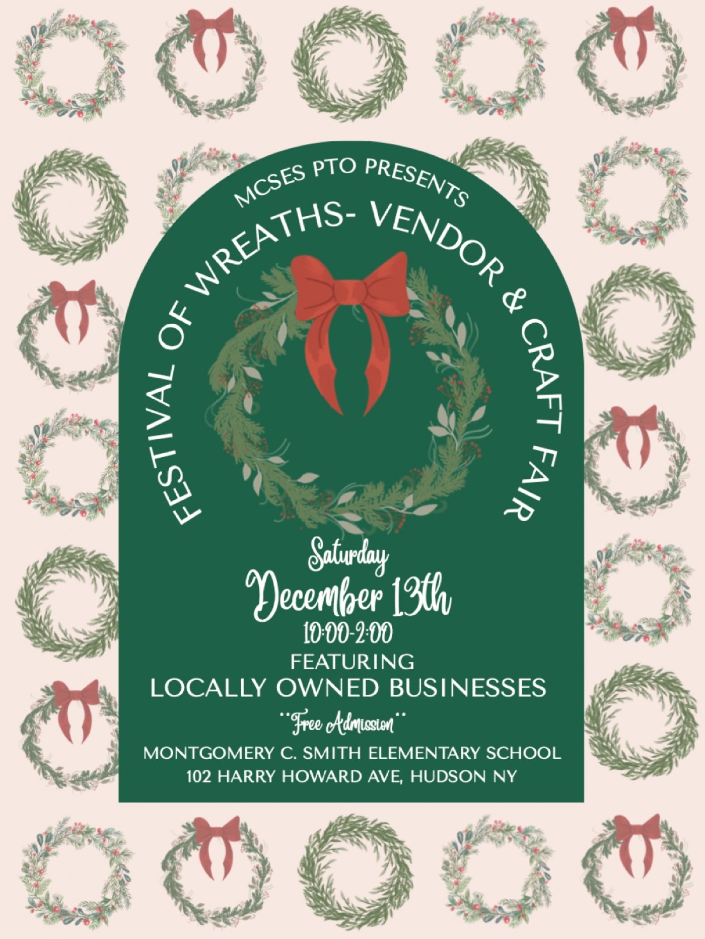 6th Annual Festival of Wreaths Vendor & Craft Fair, 13 December | Event in Hudson | AllEvents