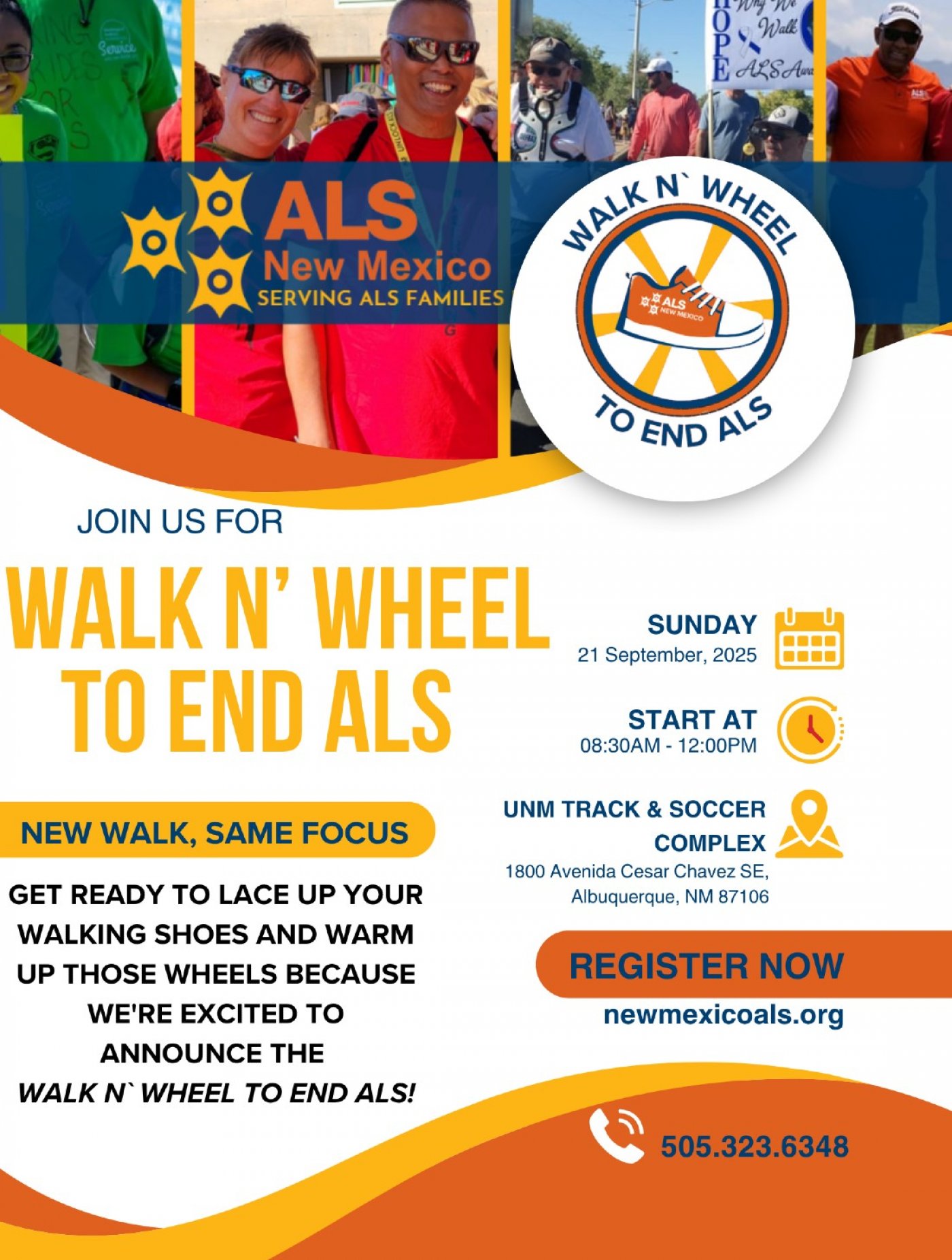 Walk n' Wheel to End ALS, 21 September | Event in Albuquerque | AllEvents