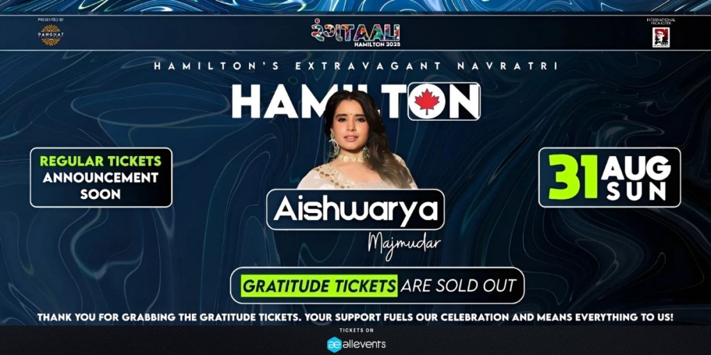 RANGTAALI Hamilton 2025 - By Aishwarya Majmudar | 31st August, 2025, 31 August | Event in Hamilton | AllEvents