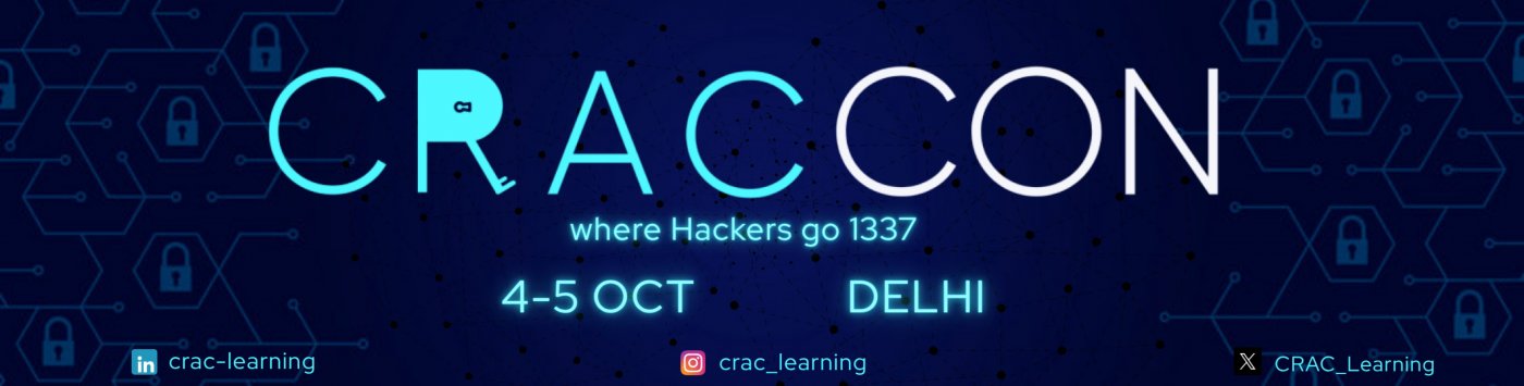 CRACCON 2025 Delhi, 4 October | Event in New Delhi | AllEvents