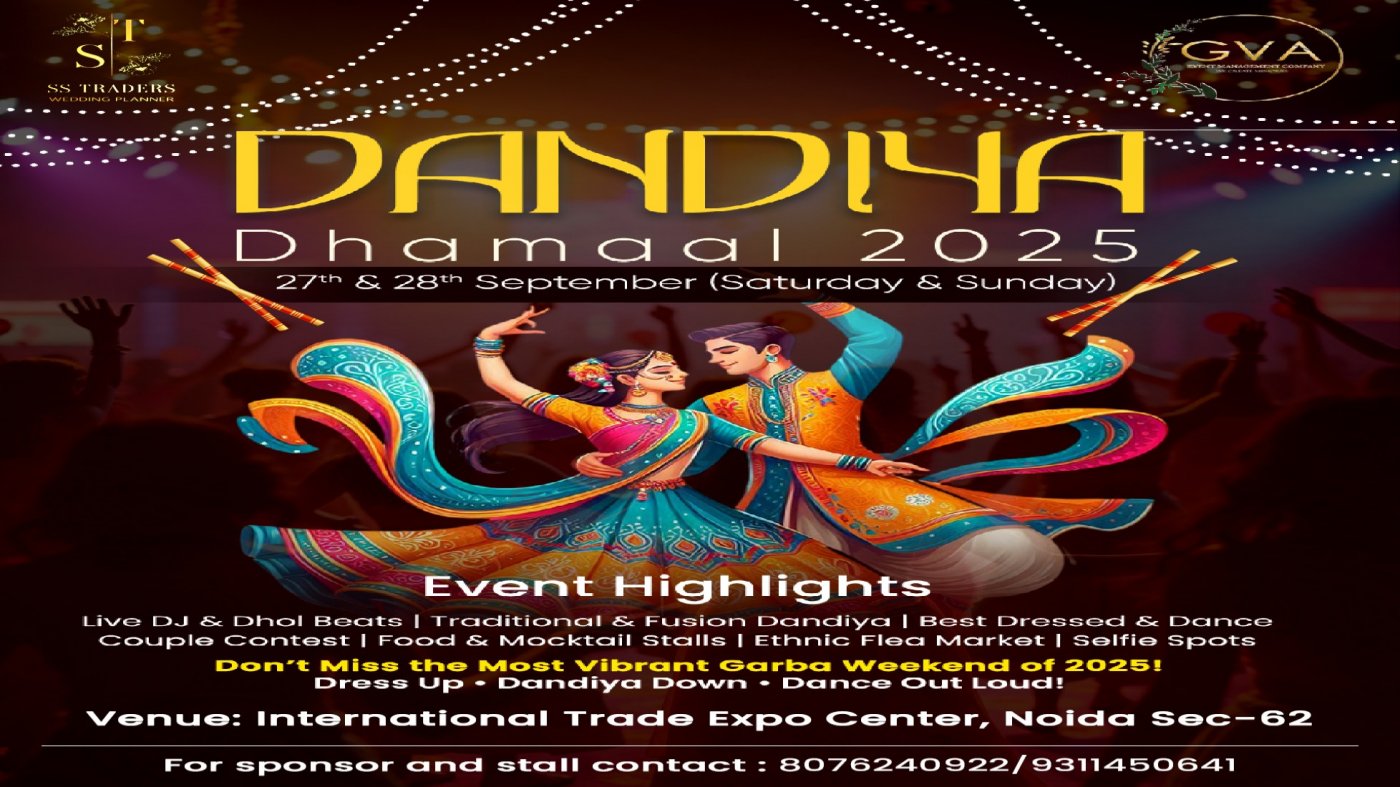 DANDIYA DHAMAAL 2025, 27 September | Event in Noida | AllEvents