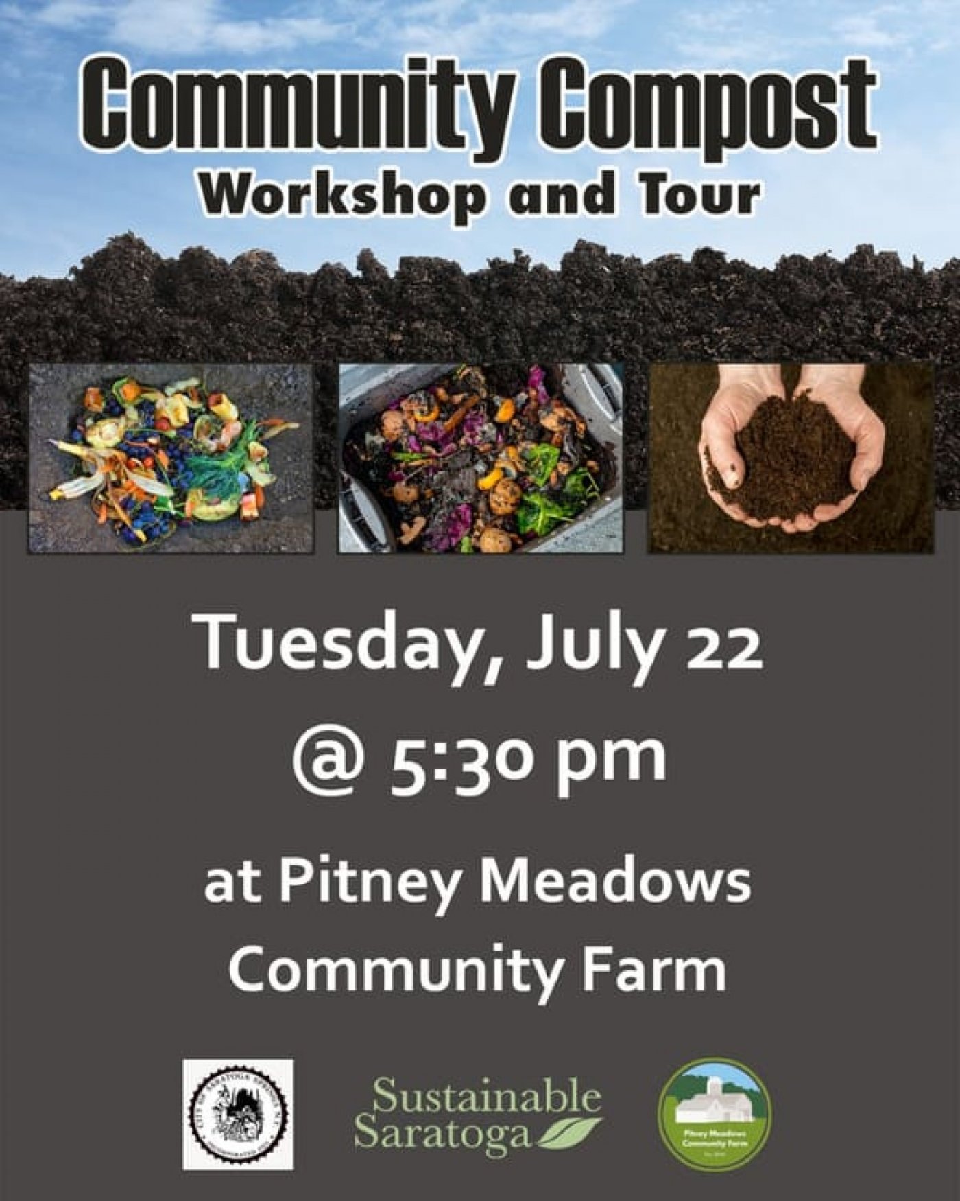 Community Compost Workshop & Tour, 22 July | Event in Saratoga Springs | AllEvents