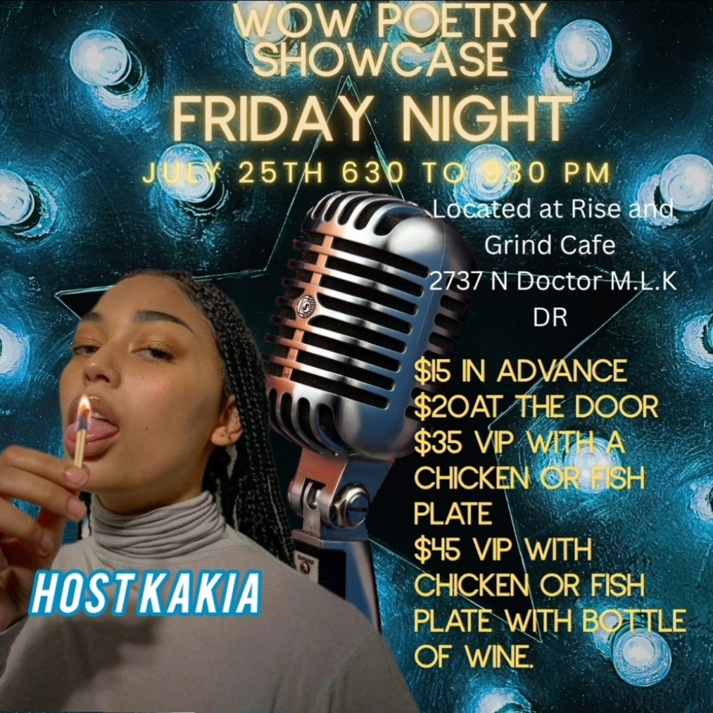 WOW POETRY SHOWCASE 2025, 25 July | Event in Milwaukee | AllEvents