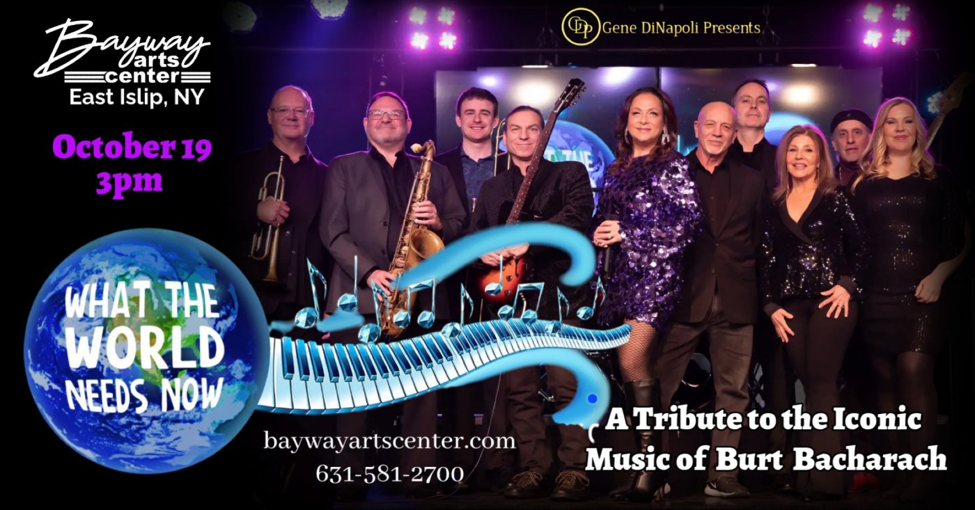 "What the World Needs Now"—A Tribute to Burt Bacharach, 19 October | Event in East Islip | AllEvents