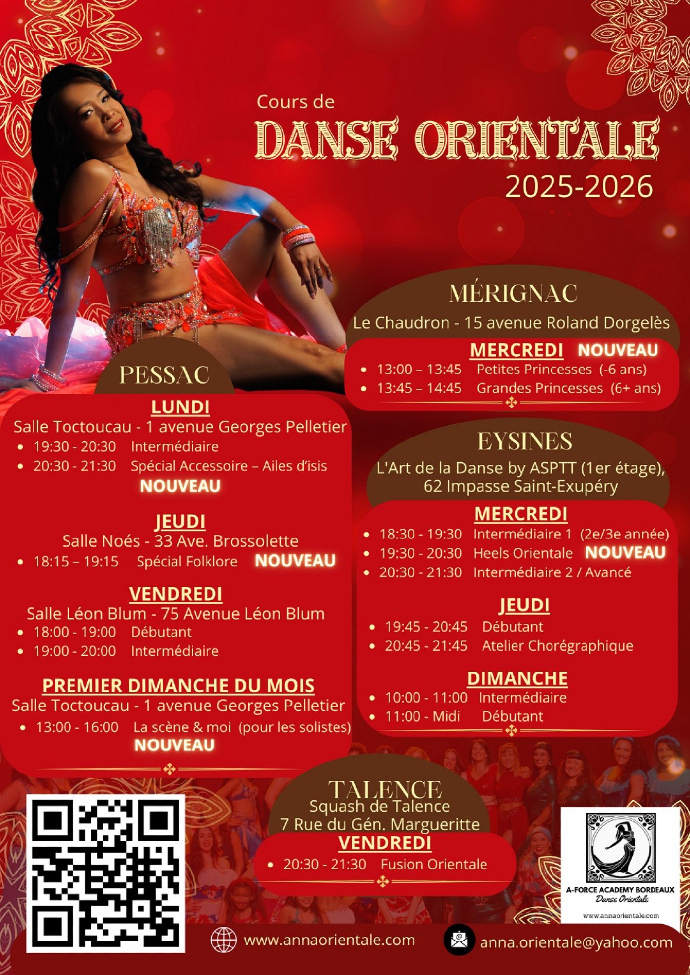 Cours de danse orientale pour les enfants à Mérignac Centre, 3 September | Event in Mérignac | AllEvents