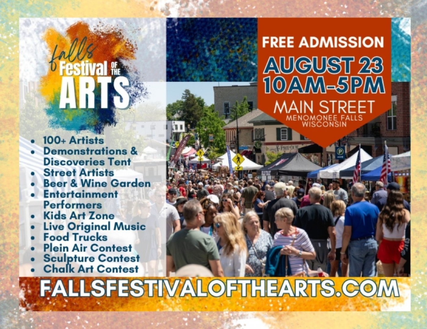 Falls Festival of the Arts, 23 August | Event in Menomonee Falls | AllEvents