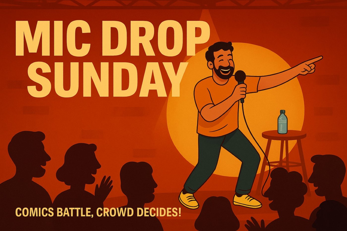 Mic Drop Sunday - Comics Battle, Crowd Decides! | Event in Pune | AllEvents