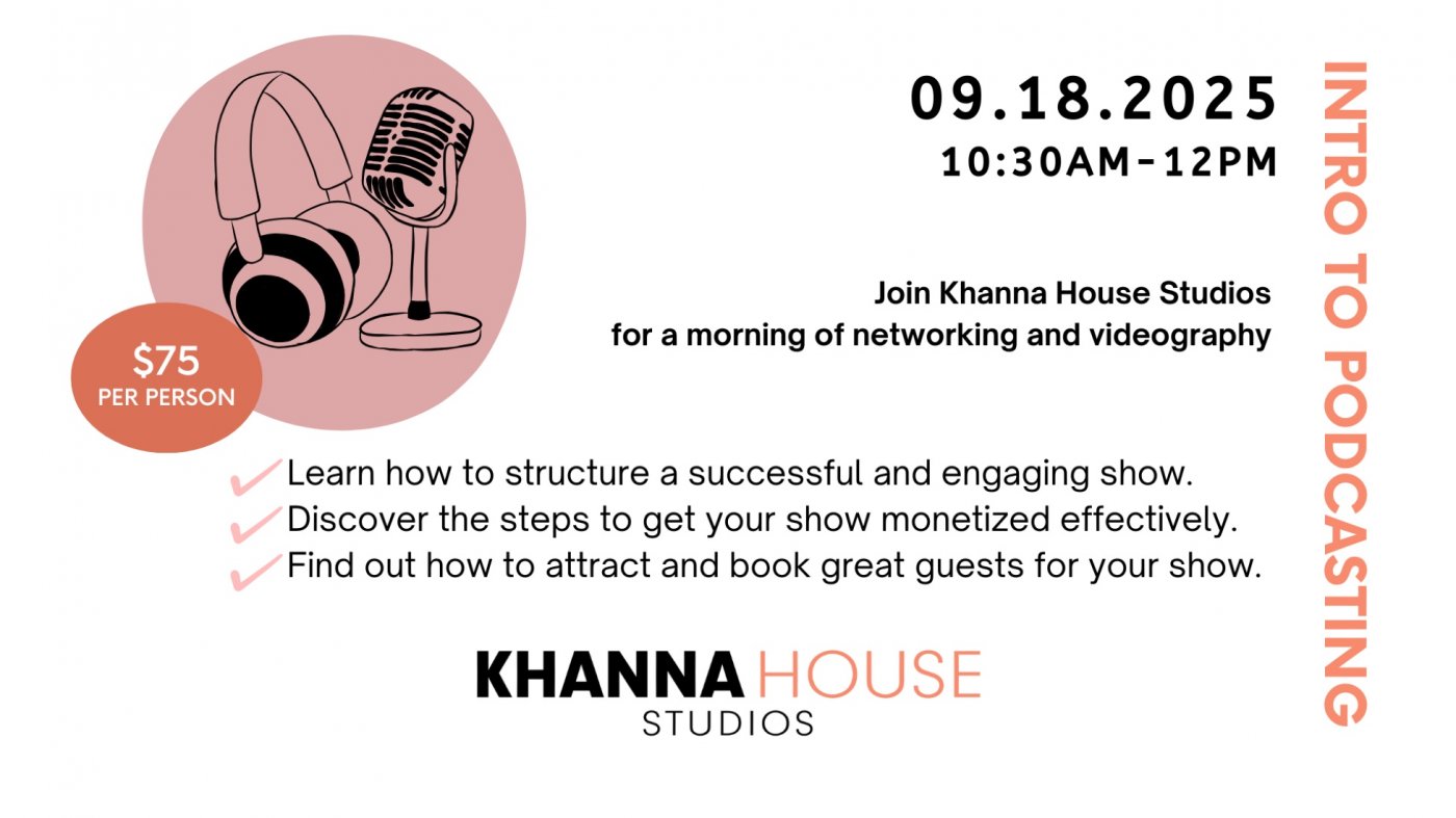 Intro to Podcasting at Khanna House Studios, 18 September | Event in Greenacres City | AllEvents