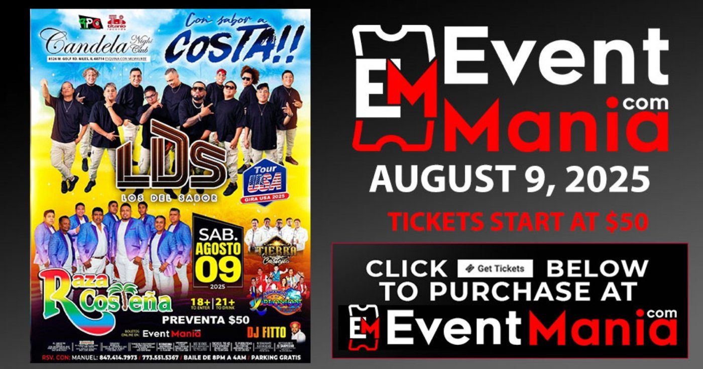 Los Del Sabor, Raza Costeña - Niles, IL, 9 August | Event in Niles | AllEvents