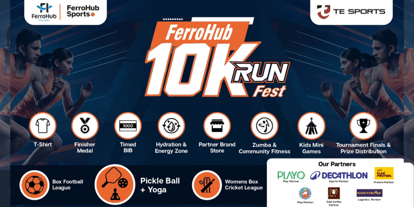 FerroHub 10k Run Fest, 17 August | Event in Bangalore | AllEvents