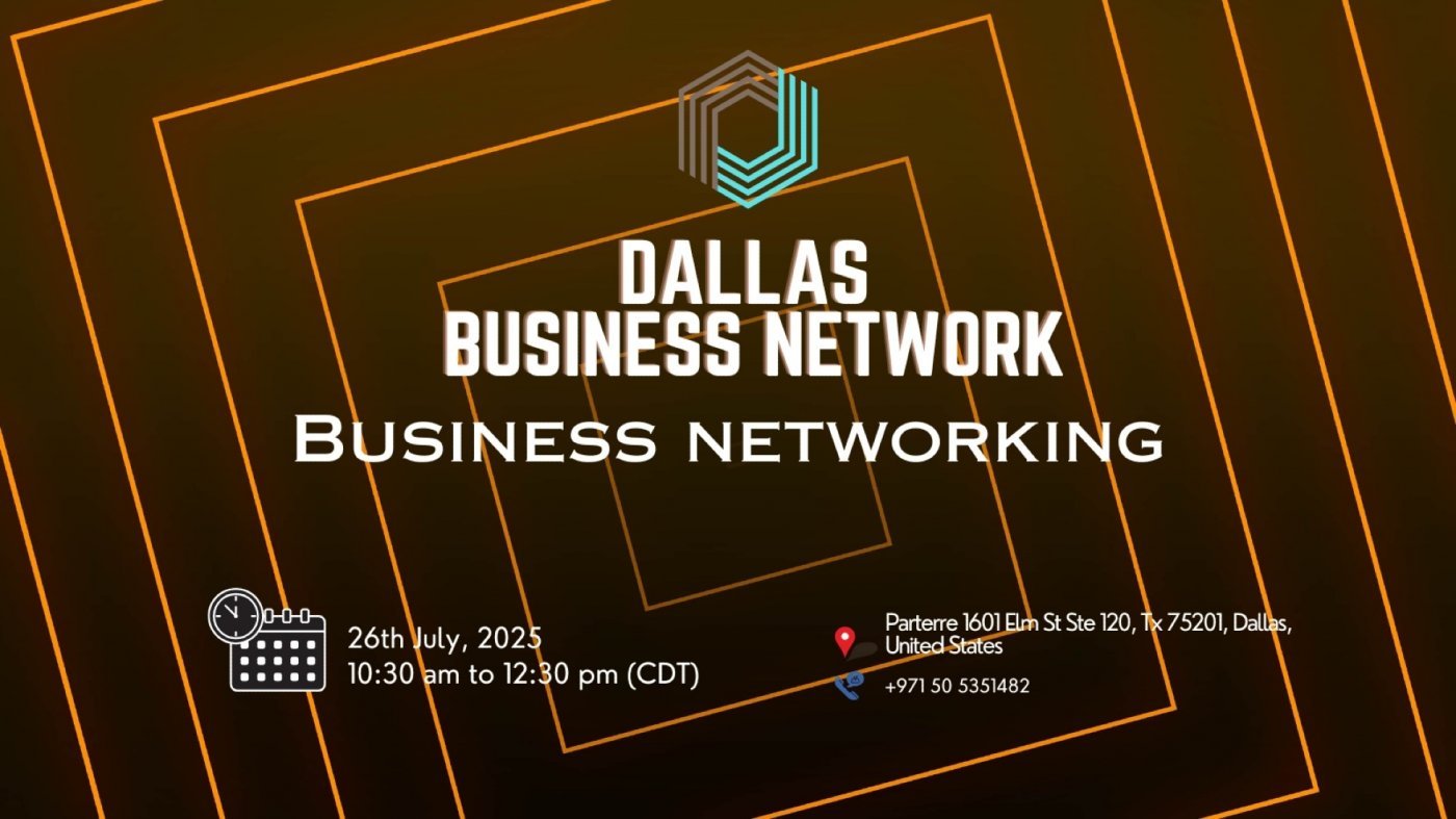 Business Networking 2025 Dallas, 26 July | Event in Dallas | AllEvents