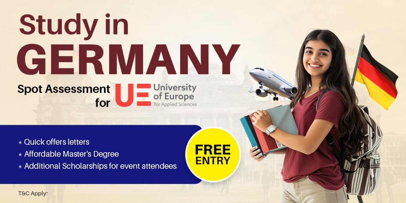 Study in Germany: UE University Spot Assessment Day – Register Now, 19 July | Event in Hyderabad | AllEvents