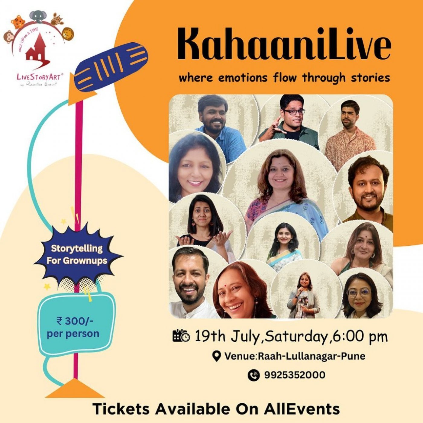 KahaaniLive by Radhika Bagdai, 19 July | Event in Pune | AllEvents