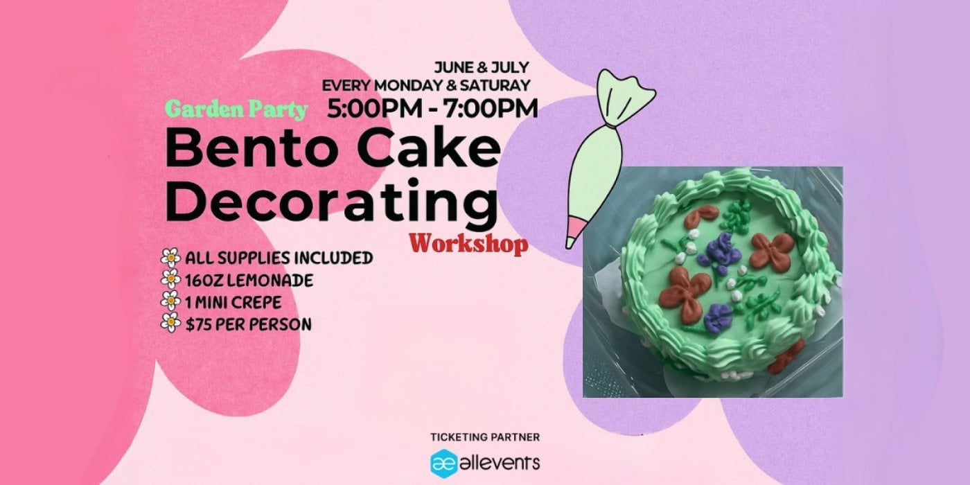 Bento Cake Decorating Workshop - Garden Party | Event in Phoenix | AllEvents