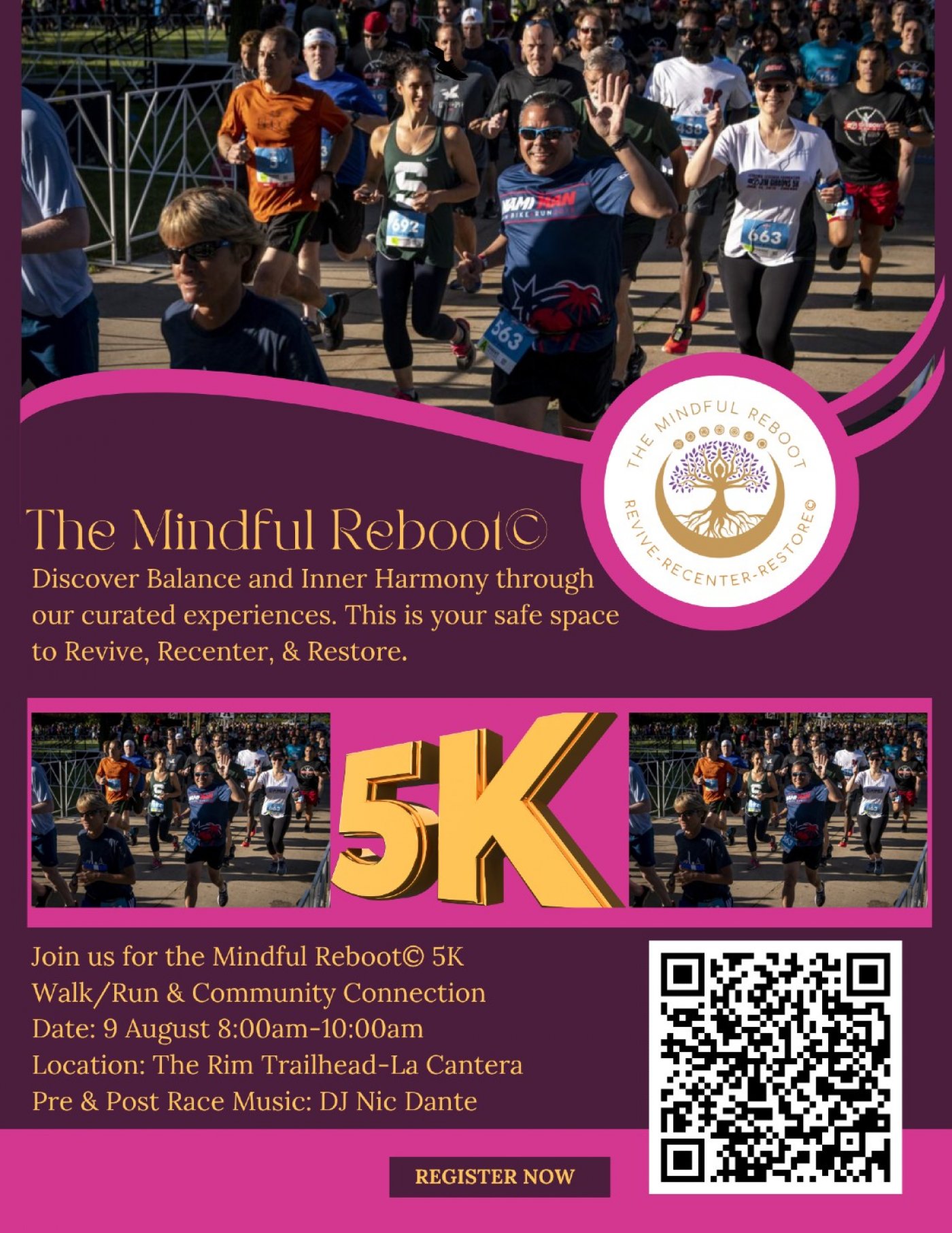 The Mindful Reboot©5k & Community Connection, 9 August | Event in San Antonio | AllEvents
