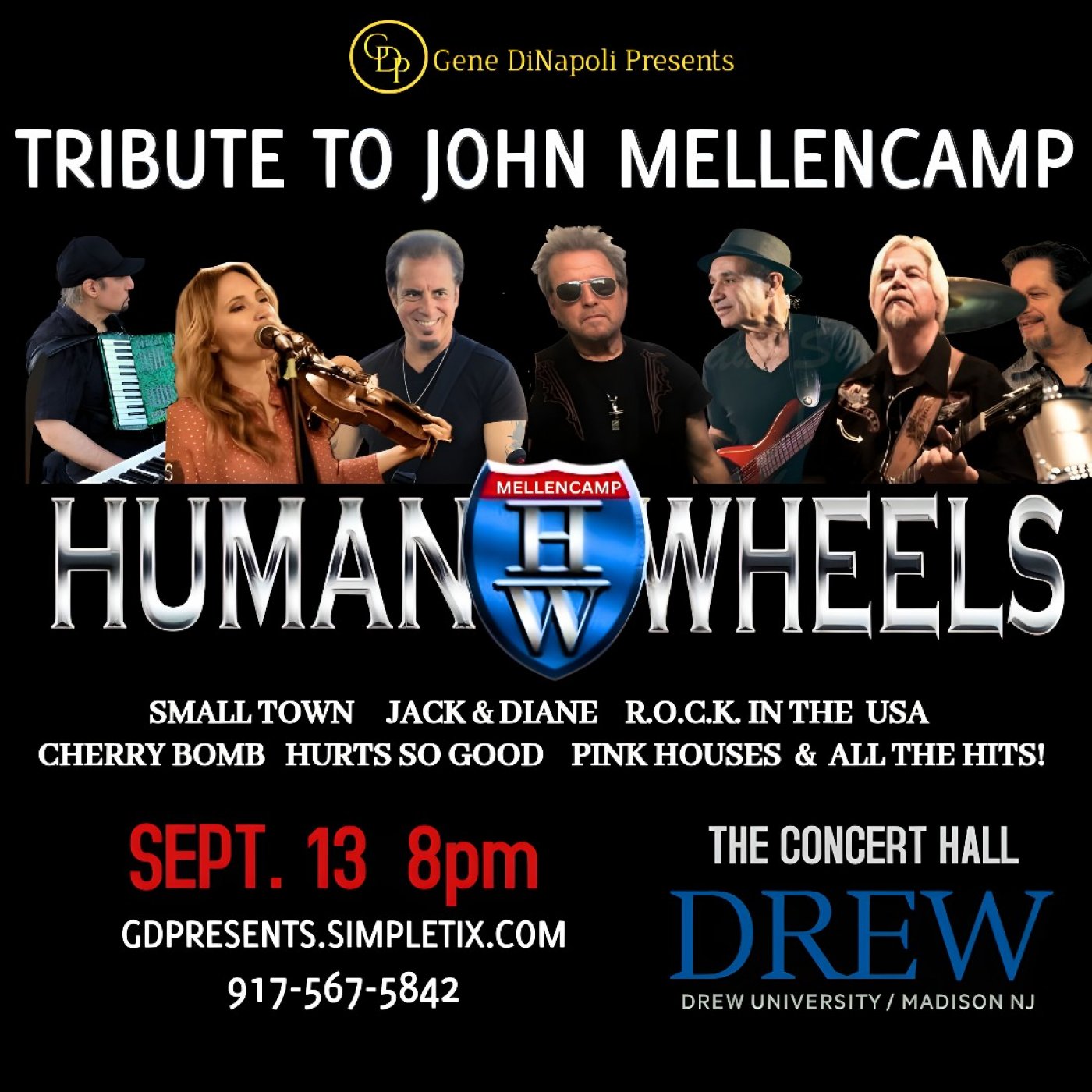 Human Wheels: The John Mellencamp Experience, 13 September | Event in Madison | AllEvents