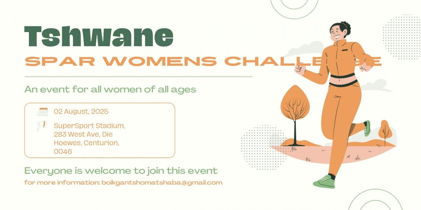 Tshwane Spar Women's Challenge, 2 August | Event in Pretoria | AllEvents