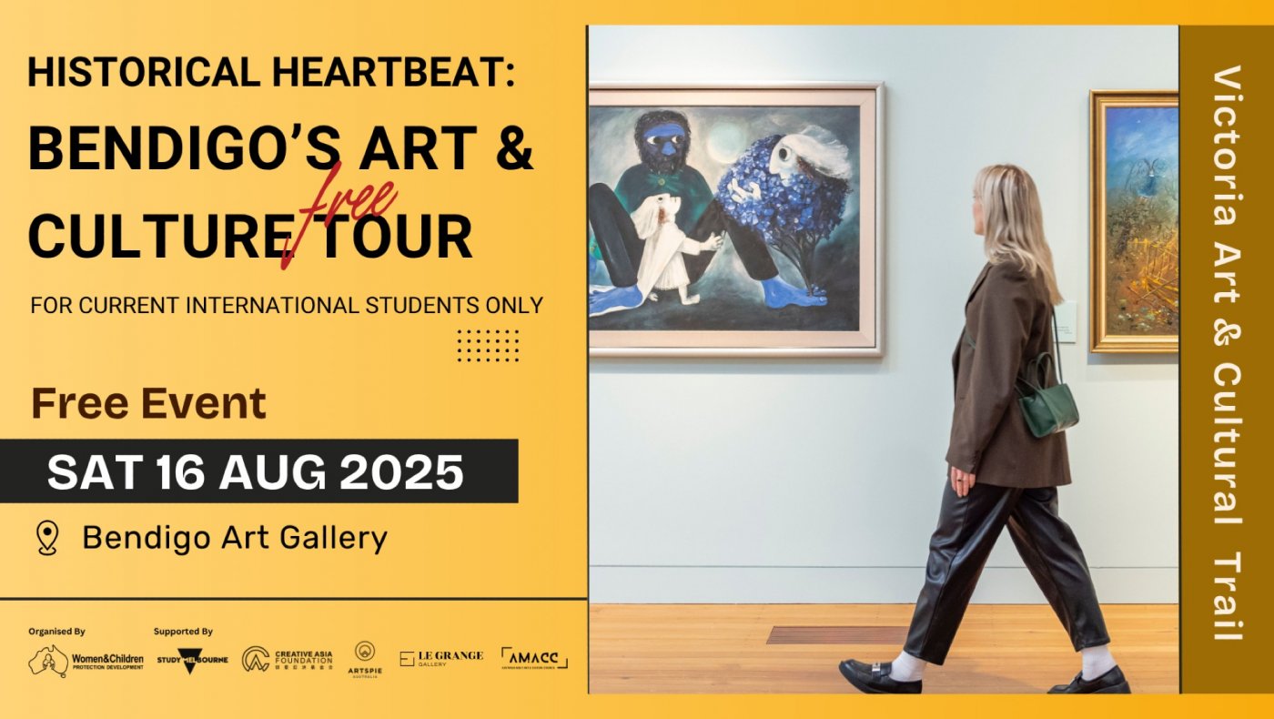 FREE TOUR|Historical Heartbeat: Bendigo’s Art & Culture Tour — Official Registration Required | AllEvents