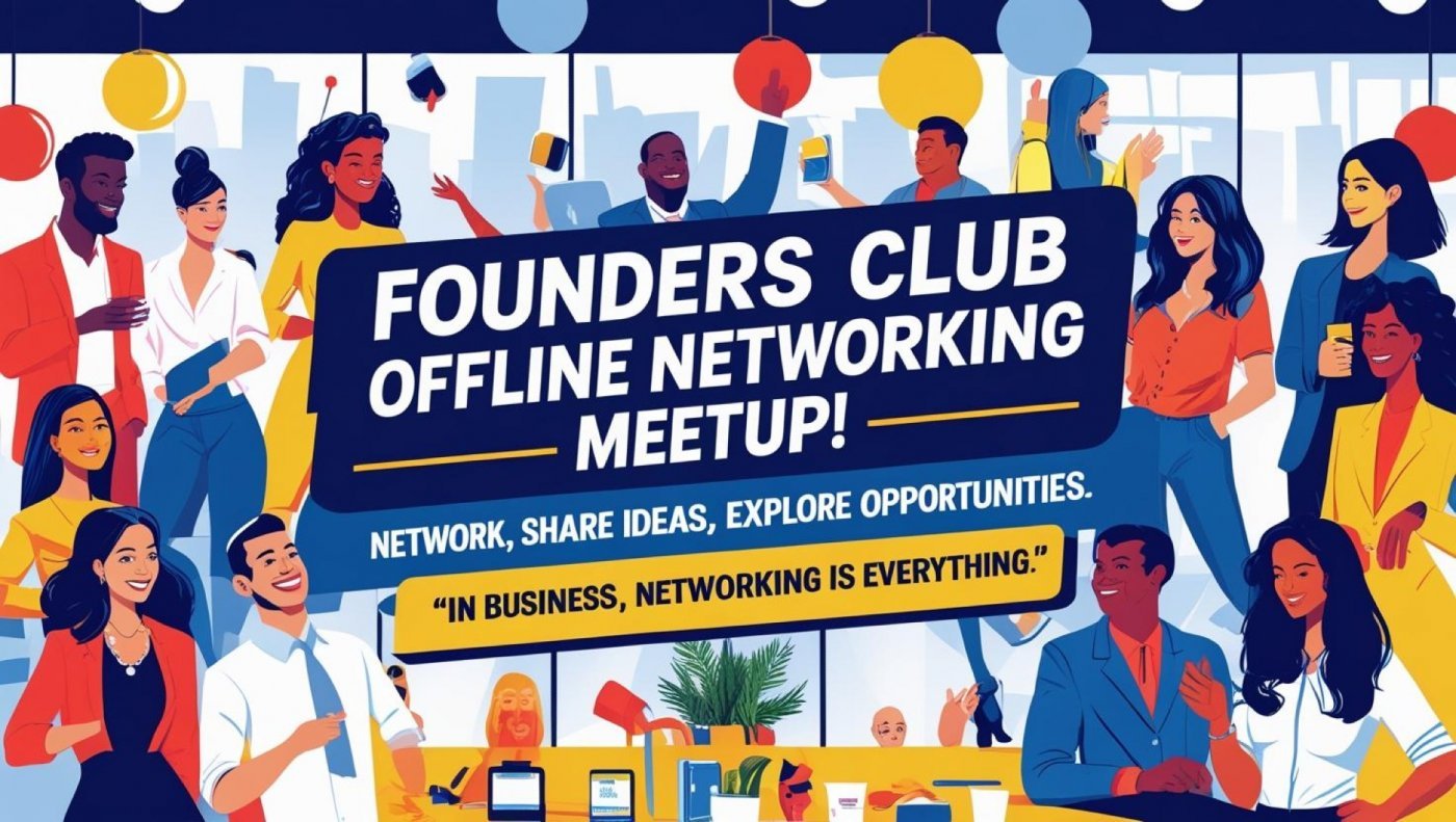Founders Club Offline Networking Meetup! (16th August), 16 August | Event in New Delhi | AllEvents