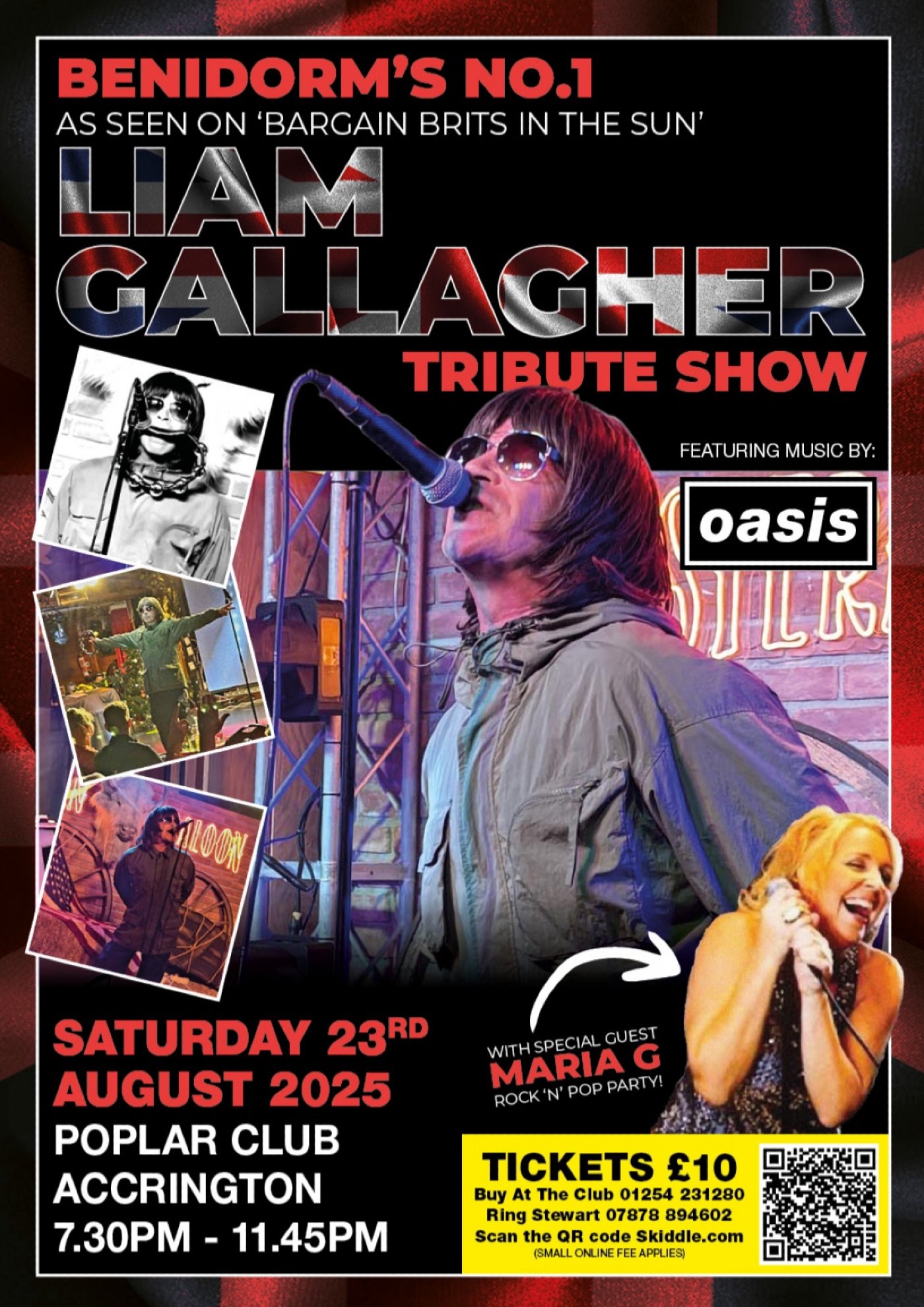 Benidorms Liam Gallagher Tribute Show , 23 August | Event in Accrington | AllEvents