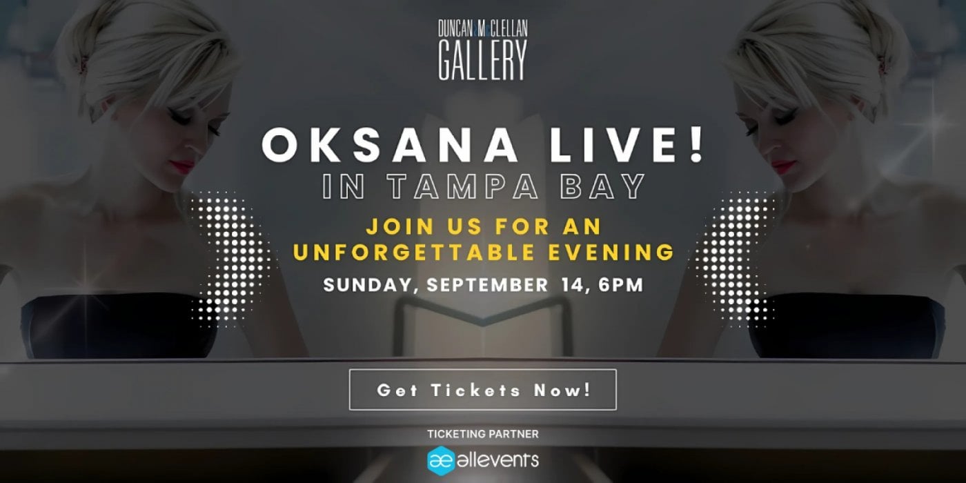 Oksana in Concert in Tampa Bay, 14 September | Event in Saint Petersburg | AllEvents