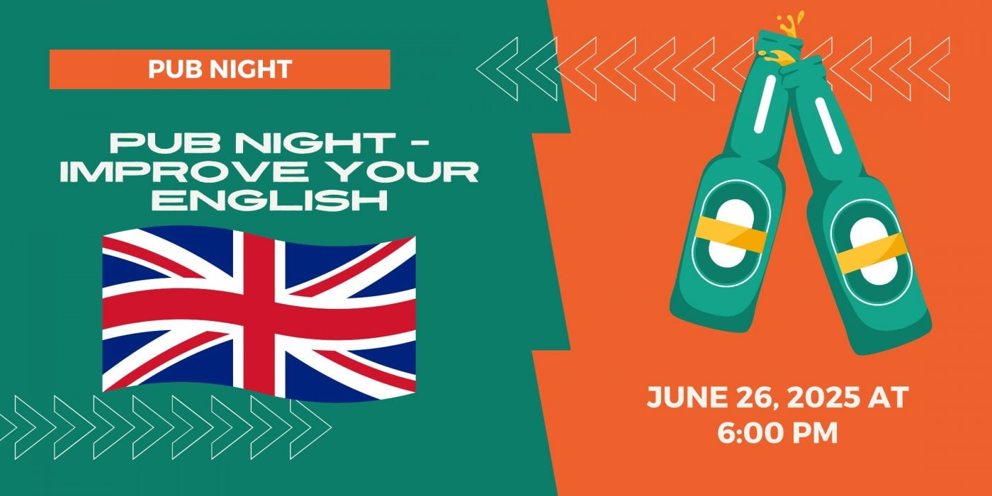 Pub Night - Improve Your English, 26 July | Event in Montreal | AllEvents