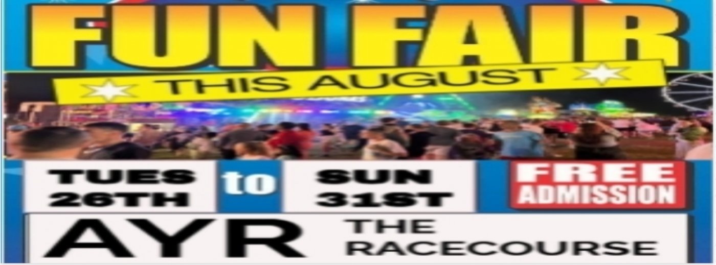 Ayr Racecourse August Family Funfair 2025, 26 August | Event in Ayr | AllEvents