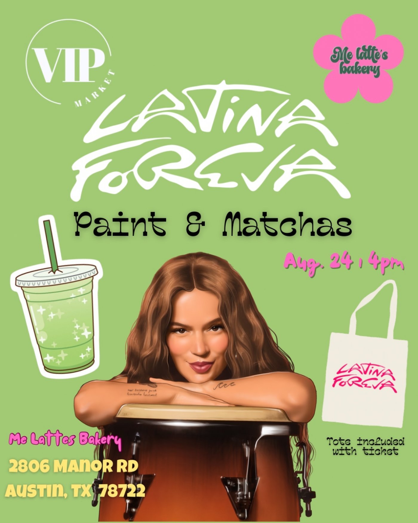 LATINA FOREVA PAINT AND MATCHAS, 24 August | Event in Austin | AllEvents