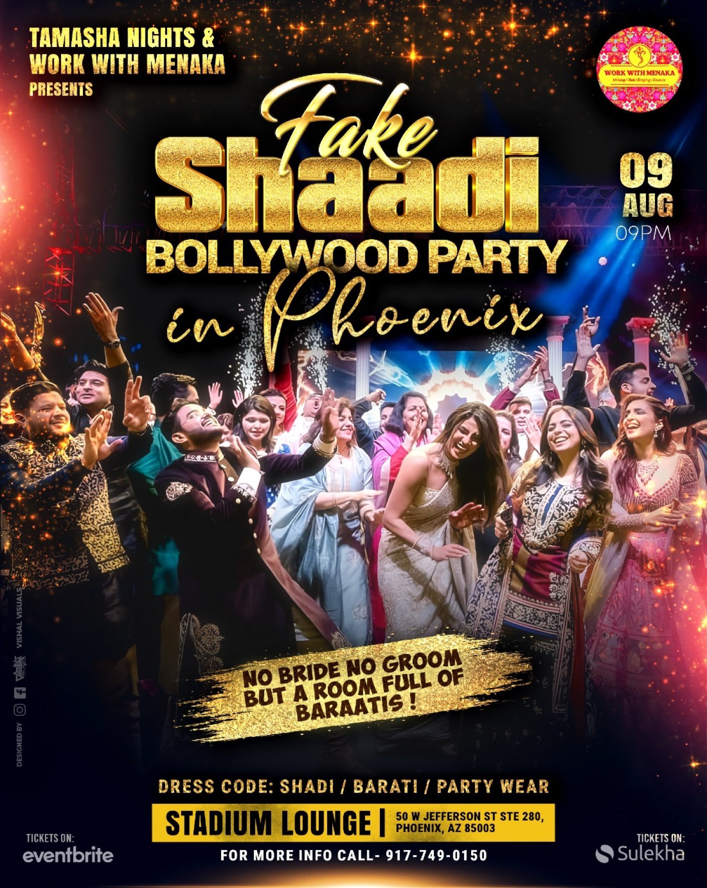 PHOENIX FAKE SHAADI BOLLYWOOD PARTY, 9 August | Event in Phoenix | AllEvents