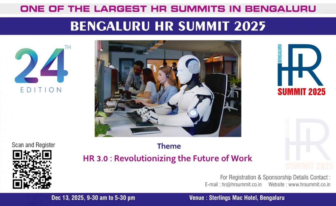 Bangalore HR Summit 2025, 13 December | Event in Bangalore | AllEvents