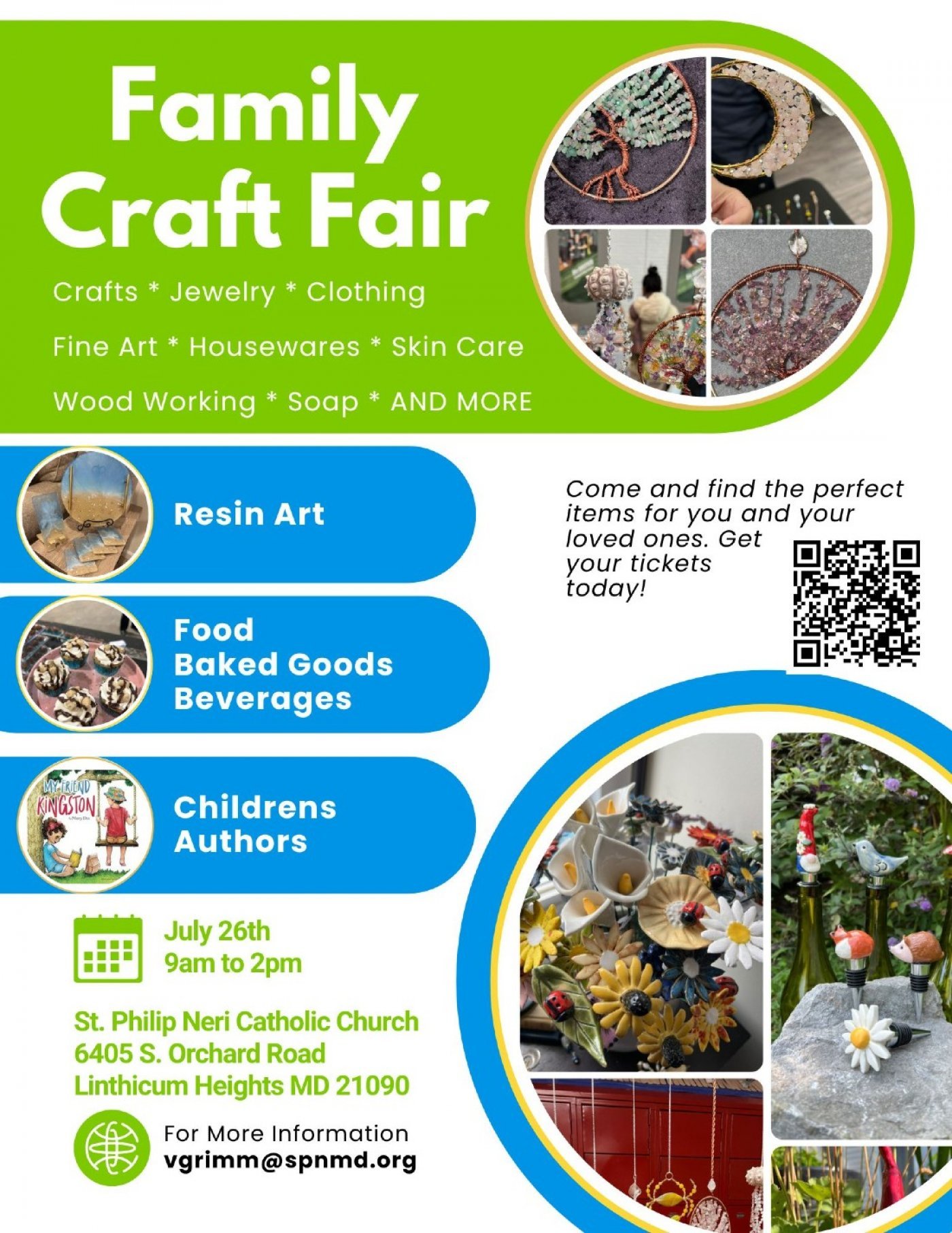INDOOR CRAFT FAIR St. Philip Neri Catholic Church, 26 July | Event in Linthicum Heights | AllEvents