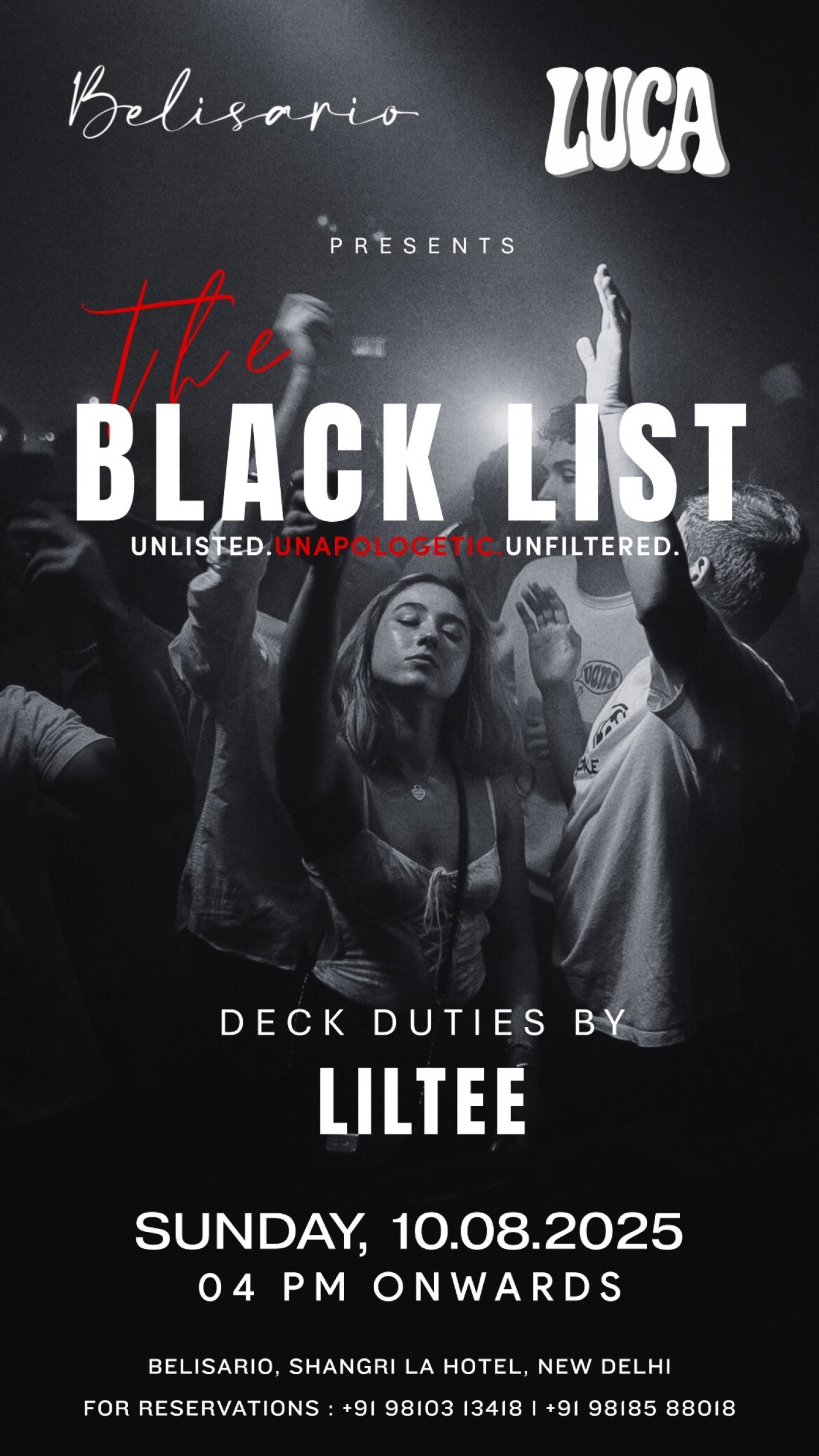 The Black List, 10 August | Event in New Delhi | AllEvents
