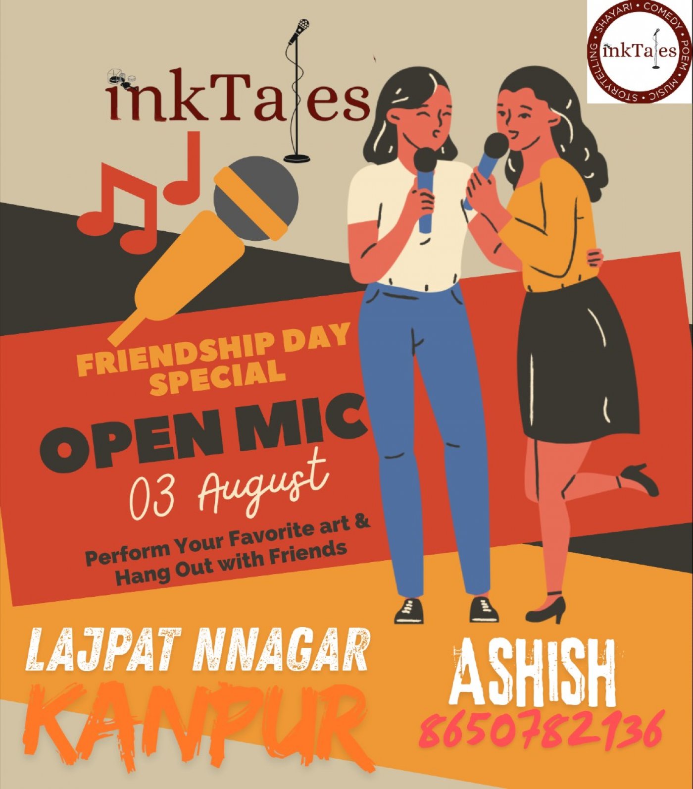 Friendship Day Open mic | Event in Kanpur | AllEvents