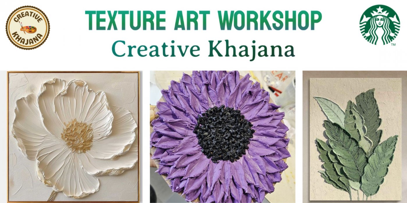 Texture Art Workshop by Creative Khajana, 24 August | Event in Mumbai | AllEvents