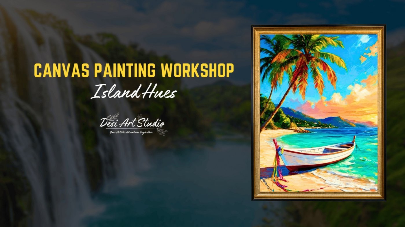 Canvas Painting Workshop - Desi Art Studio, 19 July | Event in Mumbai | AllEvents