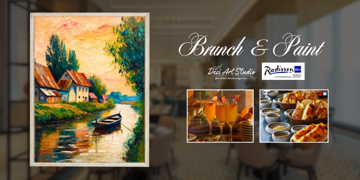 Brunch & Paint  Workshop - Desi Art Studio, 20 July | Event in Mumbai | AllEvents