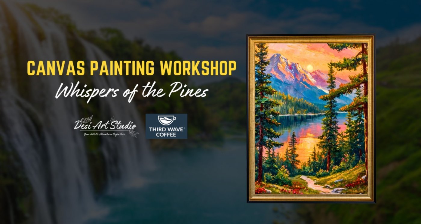 Canvas Painting Workshop - Desi Art Studio, 20 July | Event in Navi Mumbai | AllEvents