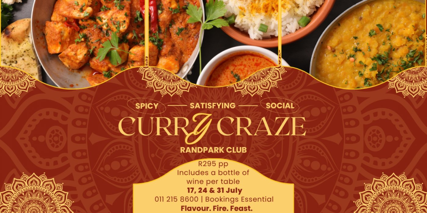 Curry Night Series, 31 July | Event in Randburg | AllEvents