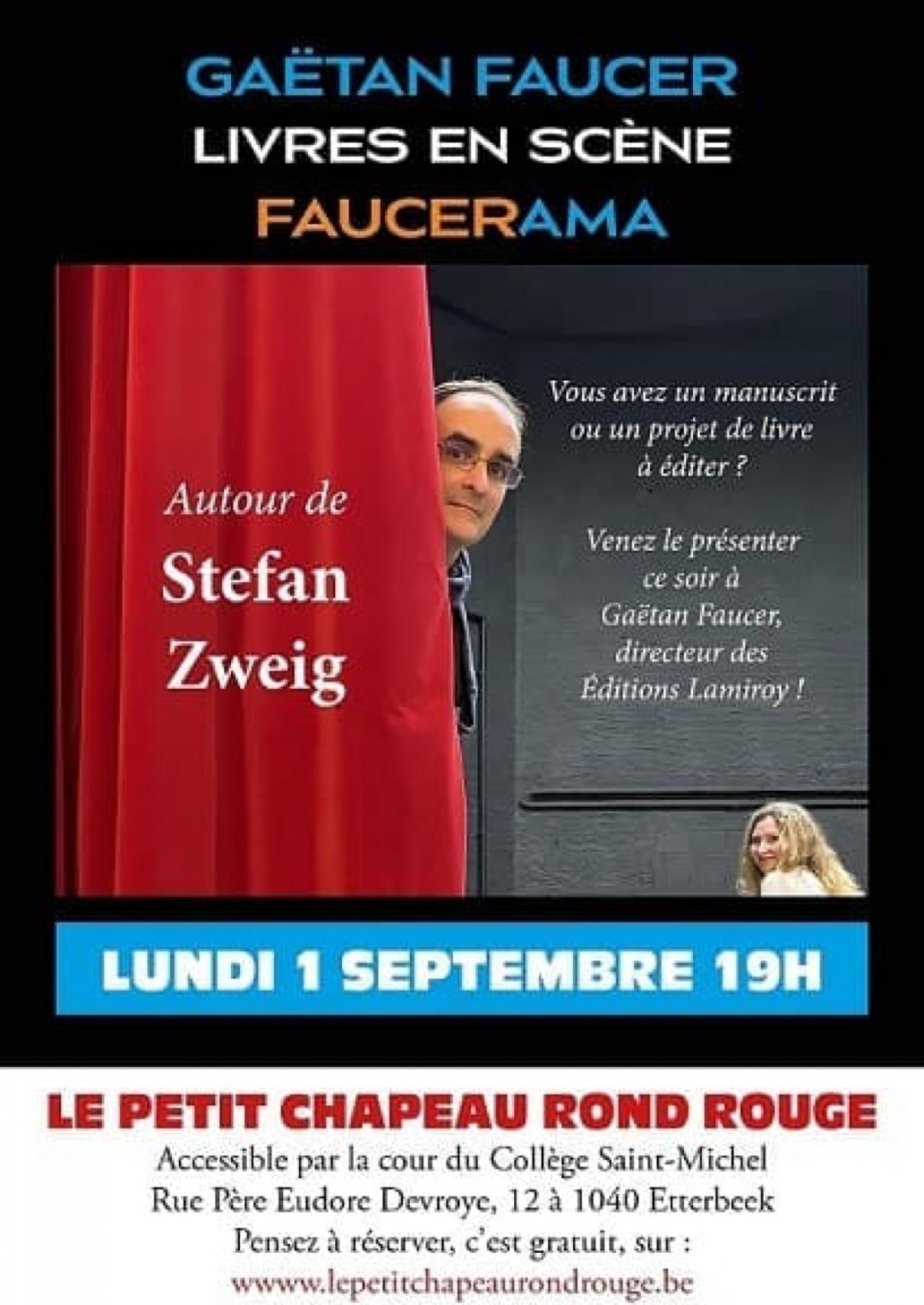 Autour de Stefan Zweig par Gaëtan Faucer, 1 September | Event in Etterbeek | AllEvents